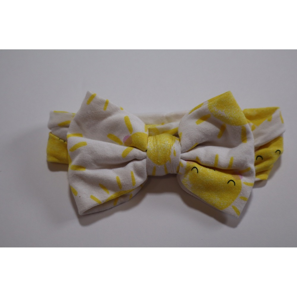Little Sleepies Sunshine Bamboo Bow Headband NB-3T